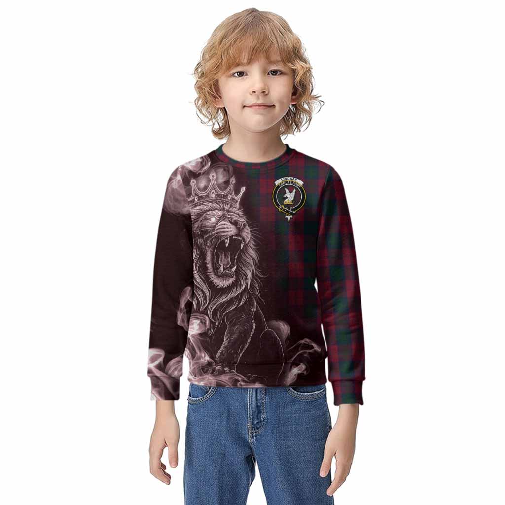 Lindsay Tartan Kid Knitted Sweatshirt Roaring Lion Heritage