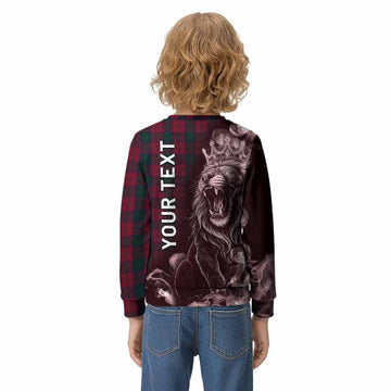 Lindsay Tartan Kid Knitted Sweatshirt Roaring Lion Heritage