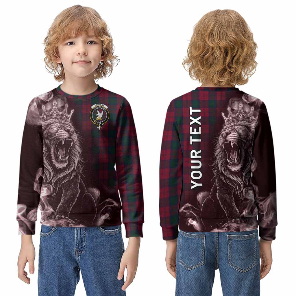 Lindsay Tartan Kid Knitted Sweatshirt Roaring Lion Heritage