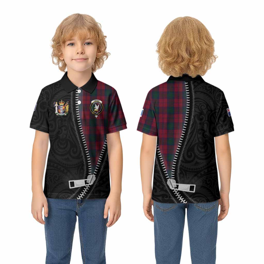 Lindsay Tartan Kid Polo Shirt New Zealand Pattern Unique Zipper Stylized