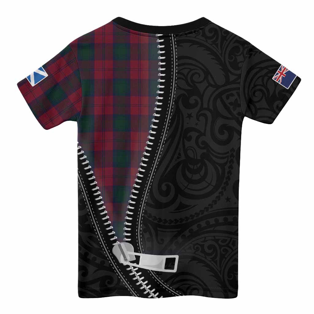 Lindsay Tartan Kid T-shirt New Zealand Pattern Unique Zipper Stylized