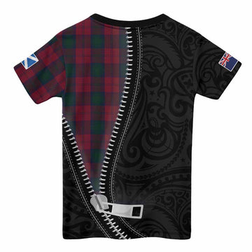Lindsay Tartan Kid T-shirt New Zealand Pattern Unique Zipper Stylized