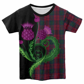 Lindsay Tartan Kid T-shirt Traditional Scottish Thistle