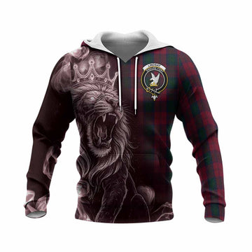 Lindsay Tartan Knitted Hoodie Roaring Lion Heritage
