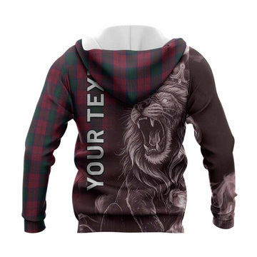 Lindsay Tartan Knitted Hoodie Roaring Lion Heritage