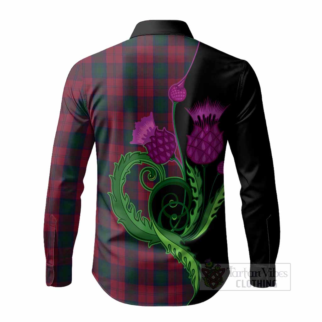 Lindsay Tartan Long Sleeve Button Shirts Traditional Scottish Thistle