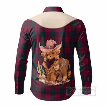 Lindsay Tartan Long Sleeve Button Shirts Wee Coo Cowgirl Cute Style