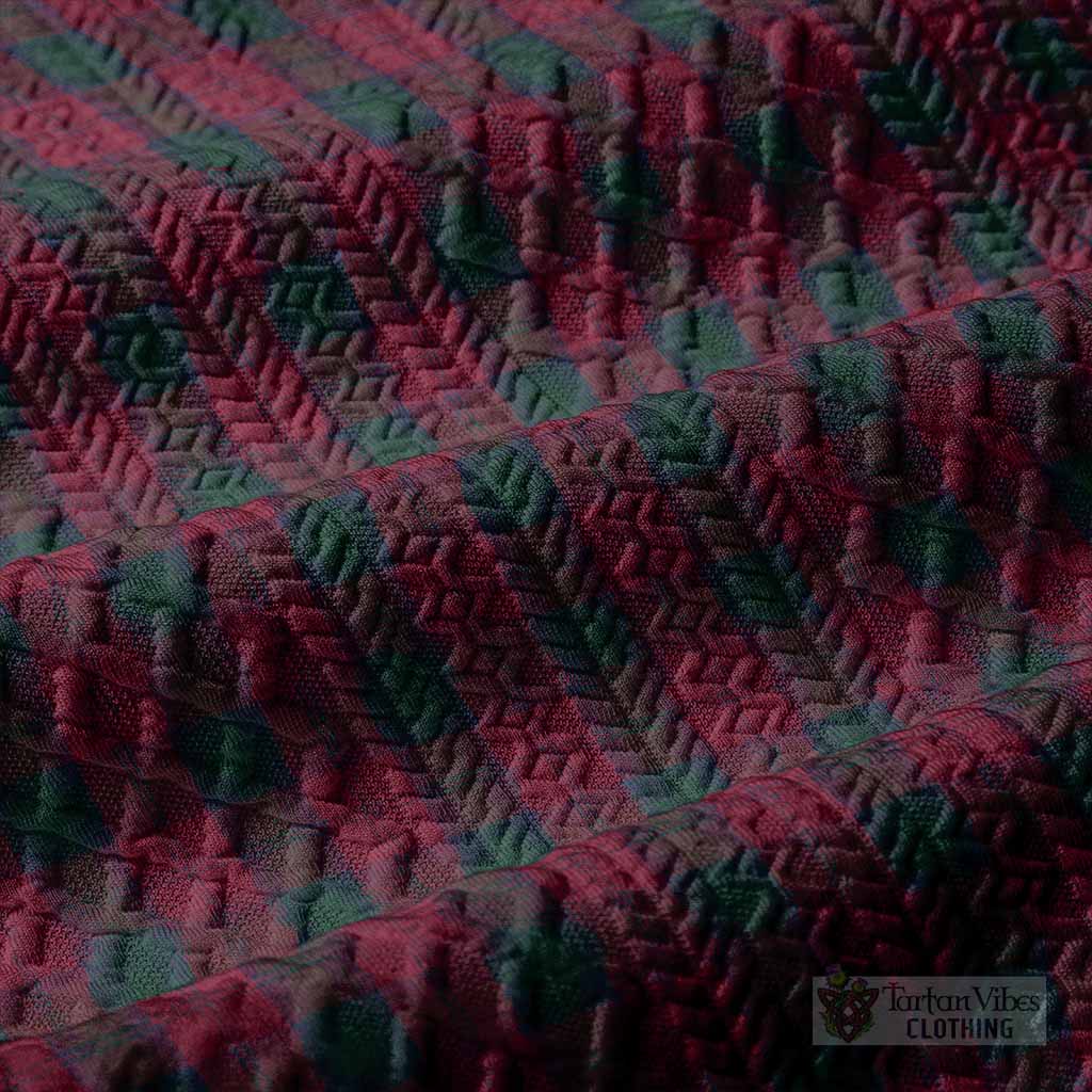 Lindsay Tartan Men’s Polo Sweater Top with Family Crest