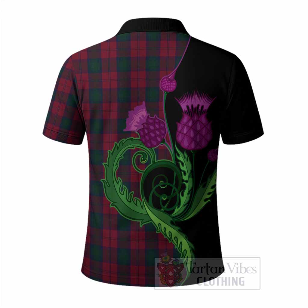 Lindsay Tartan Polo Shirt Traditional Scottish Thistle
