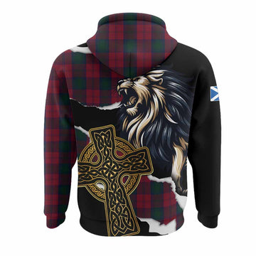 Lindsay Tartan Scottish Hoodie Lion Celtic Heritage