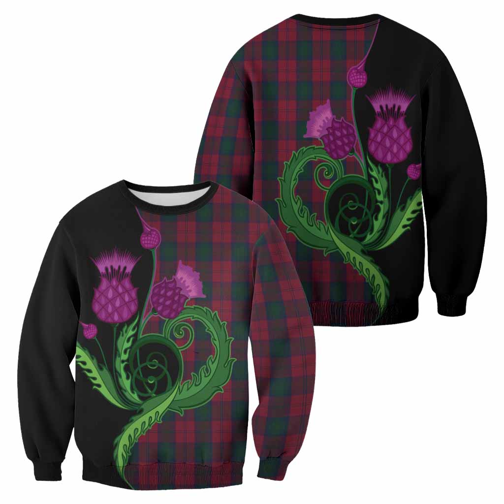 Lindsay Tartan Sweatshirt Traditional Scottish Thistle