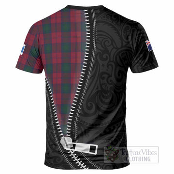 Lindsay Tartan T-Shirt New Zealand Pattern Unique Zipper Stylized