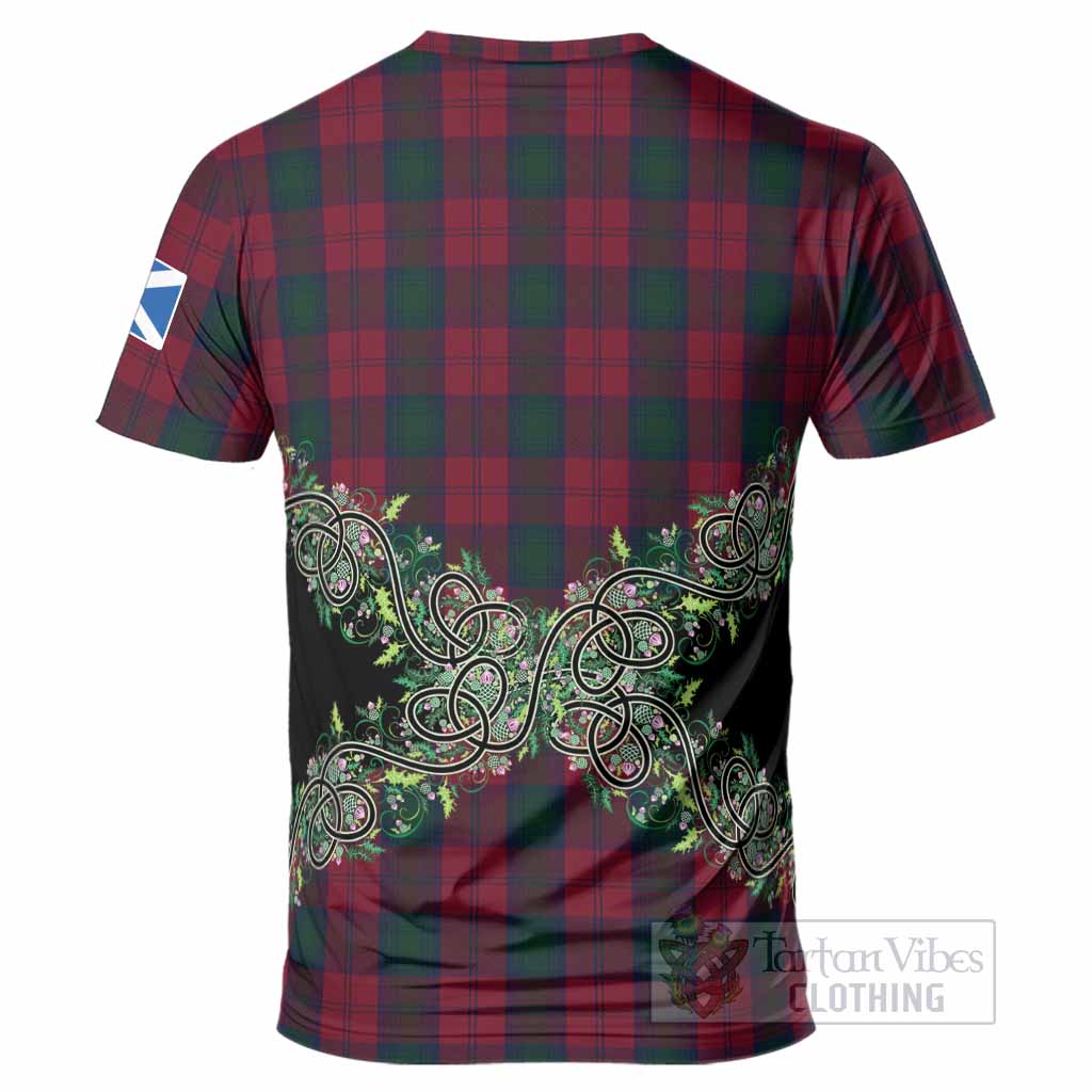 Lindsay Tartan T-Shirt Thistle Scottish Spirit