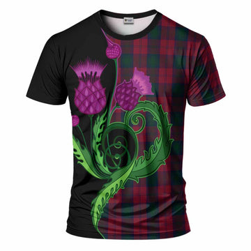 Lindsay Tartan T-Shirt Traditional Scottish Thistle