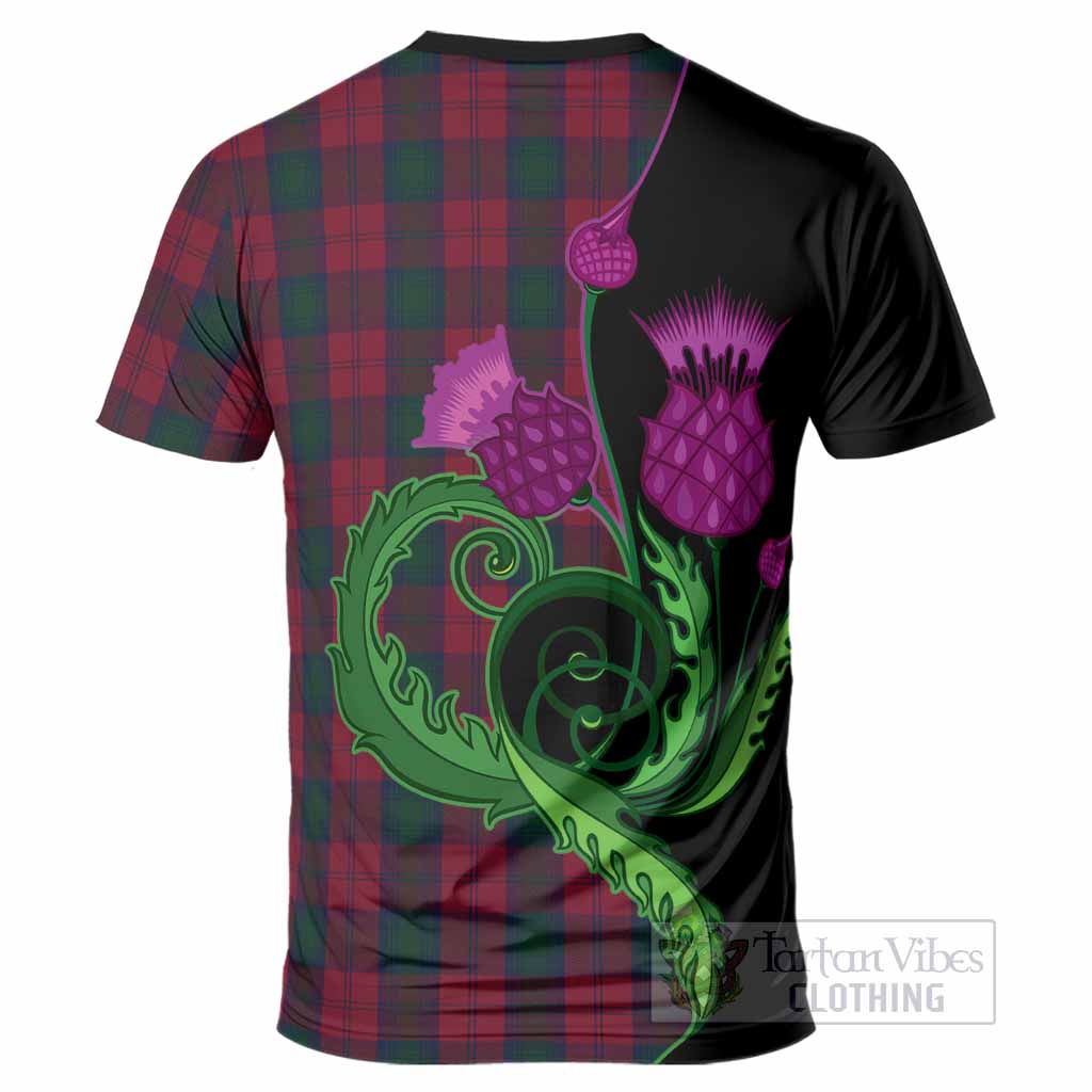 Lindsay Tartan T-Shirt Traditional Scottish Thistle