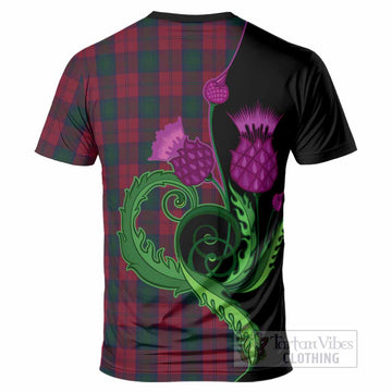 Lindsay Tartan T-Shirt Traditional Scottish Thistle