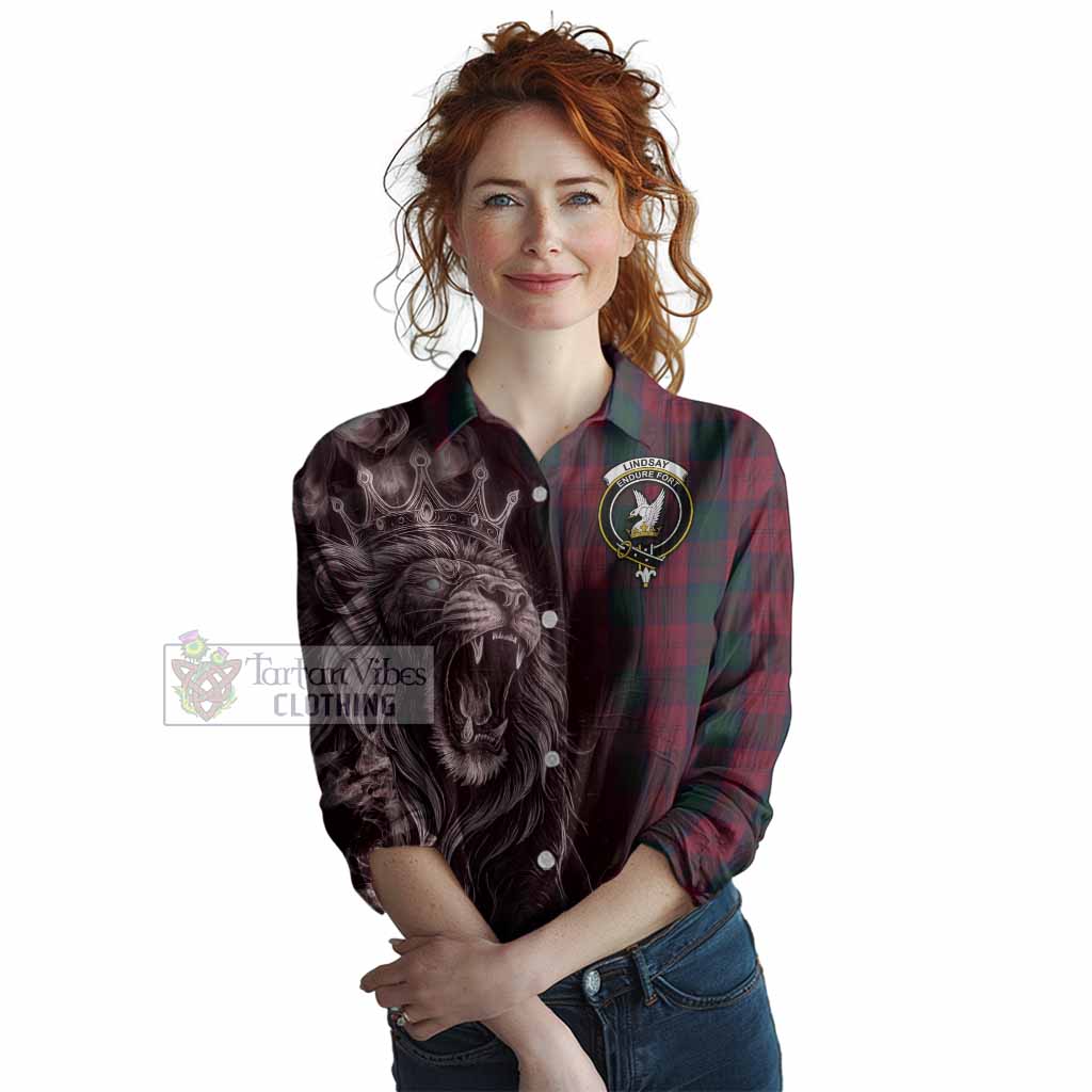 Lindsay Tartan Women Casual Shirt Roaring Lion Heritage