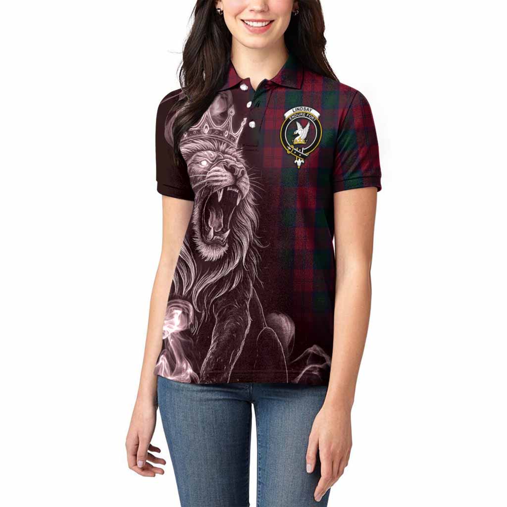 Lindsay Tartan Women Polo Shirt Roaring Lion Heritage
