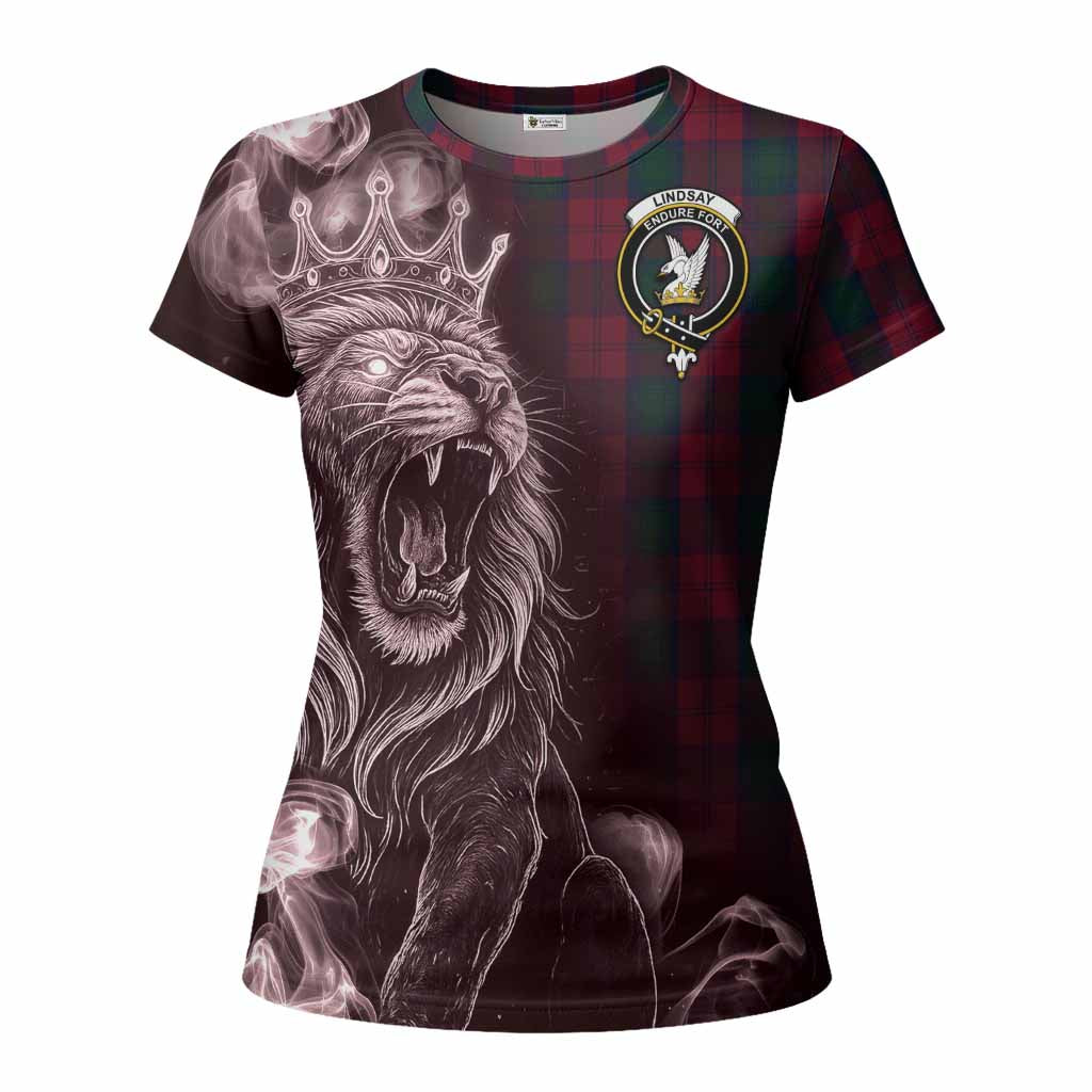 Lindsay Tartan Women T shirt Roaring Lion Heritage