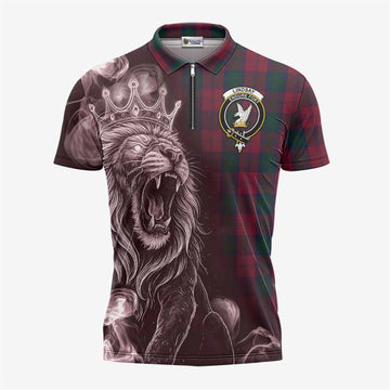 Lindsay Tartan Zipper Polo Shirt Roaring Lion Heritage