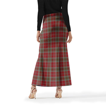Lindsay Weathered Tartan Womens Full Length Skirt
