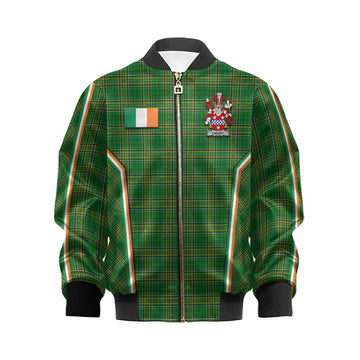 Lindsey Irish Clan Coat of Arm Tartan Kid Bomber Jacket Flag Style
