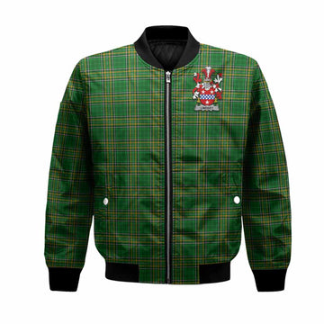 Lindsey Irish Coat of Arms Tartan Bomber Jacket