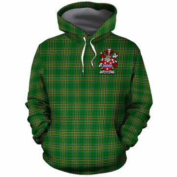 Lindsey Irish Coat of Arms Tartan Cotton Hoodie