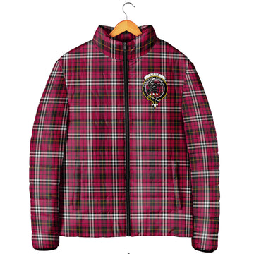 Little Tartan Padded Jacket with Family Crest