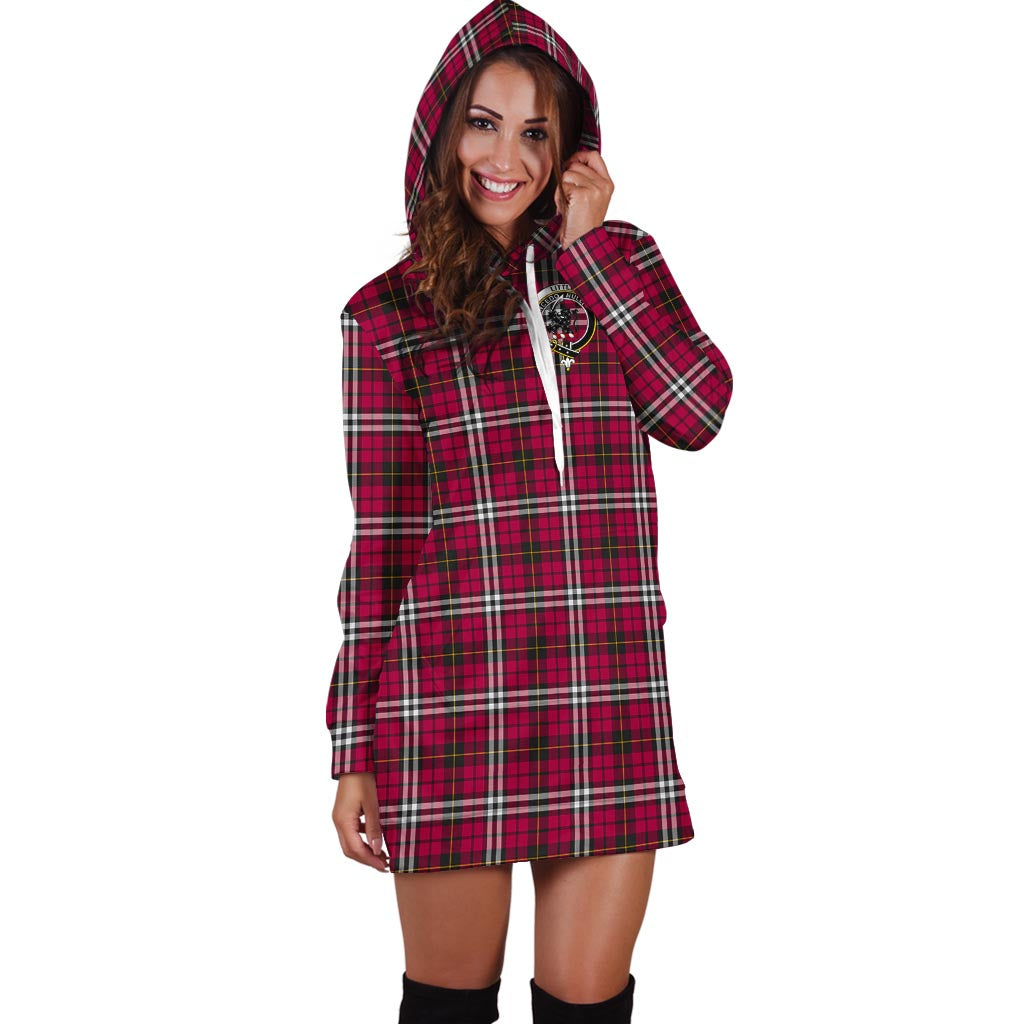 Little Tartan Hoodie Dress with Family Crest - Tartan Vibes Clothing