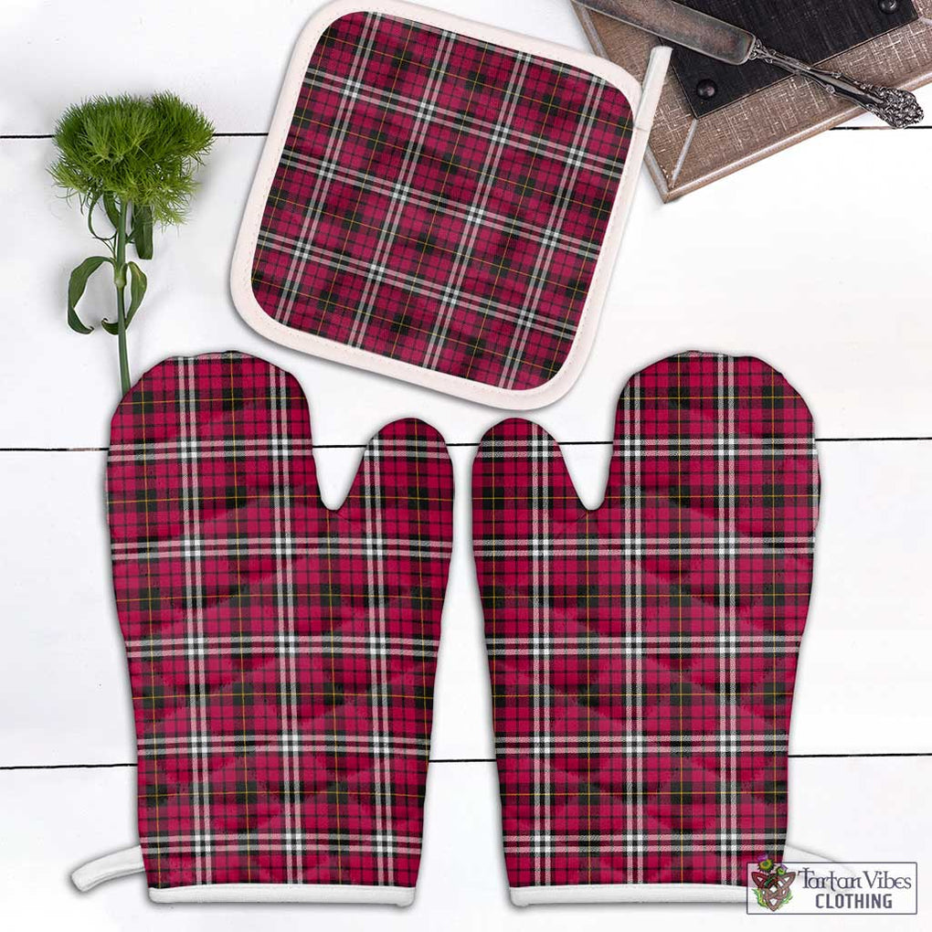Little Tartan Combo Oven Mitt & Pot-Holder Combo 1 Oven Mitt & 1 Pot-Holder White - Tartan Vibes Clothing
