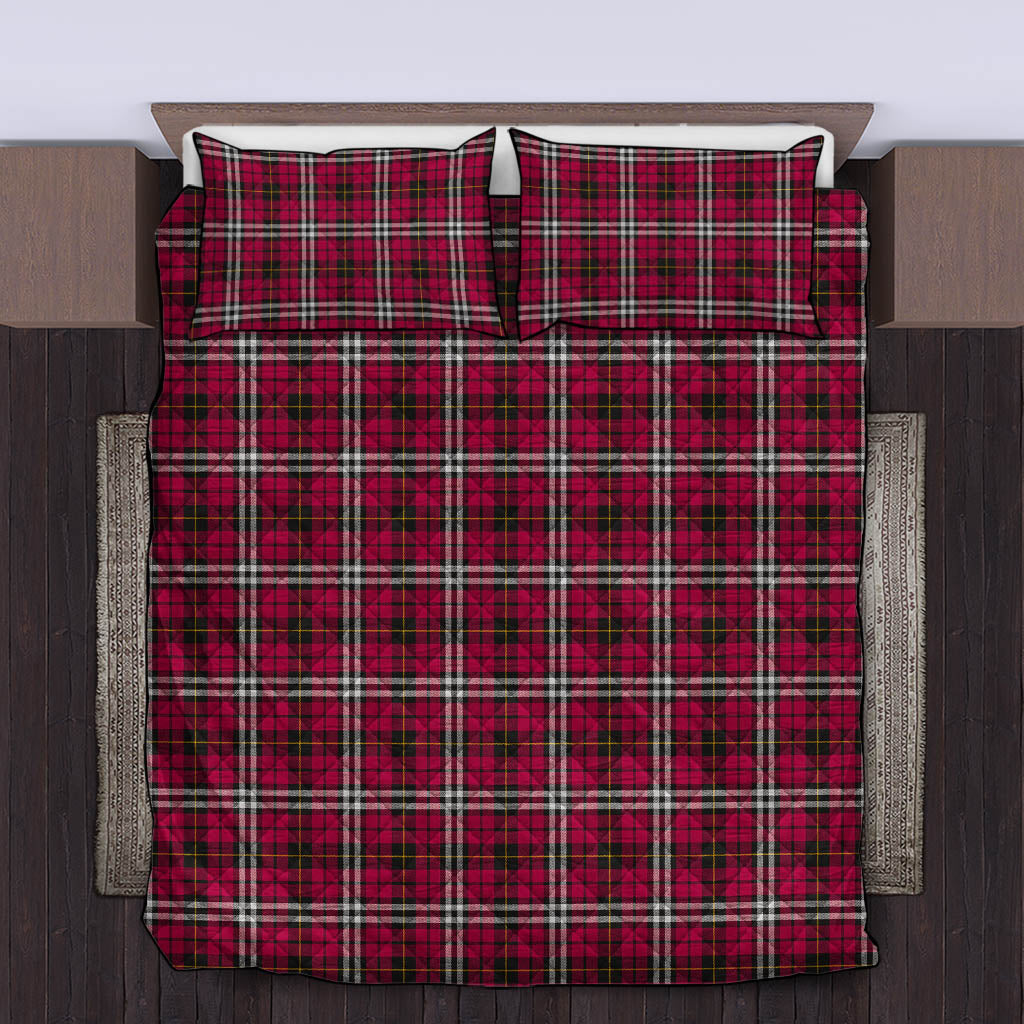 Little Tartan Quilt Bed Set King - Tartan Vibes Clothing