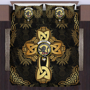 Little Clan Bedding Sets Gold Thistle Celtic Style