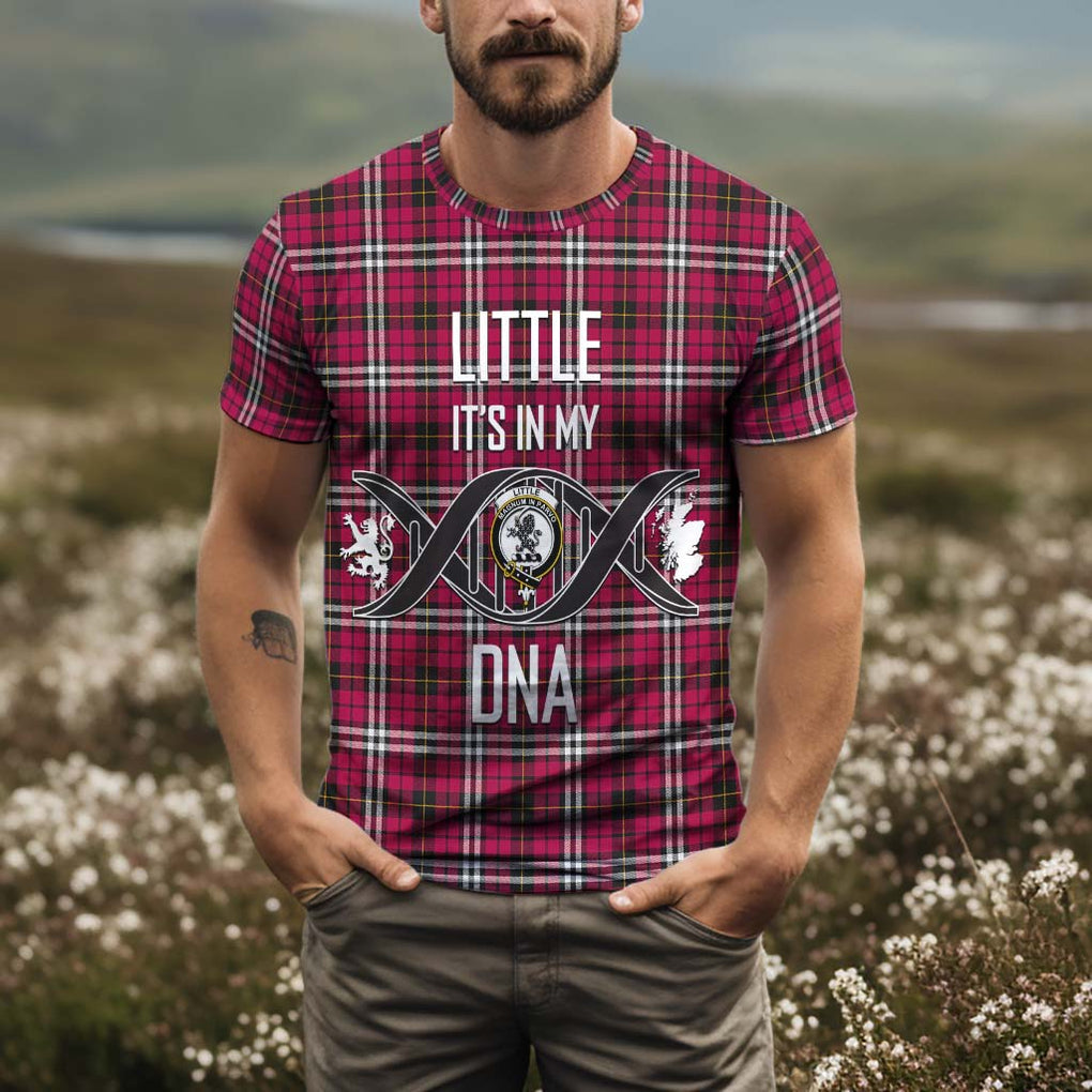 Little Tartan T-Shirt with Family Crest DNA In Me Style Kid's Shirt - Tartan Vibes Clothing