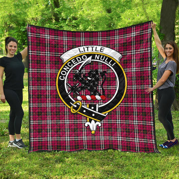Little Tartan Quilt with Family Crest