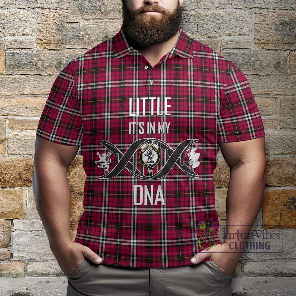 Little Tartan Polo Shirt with Family Crest DNA In Me Style Kid - Tartanvibesclothing Shop