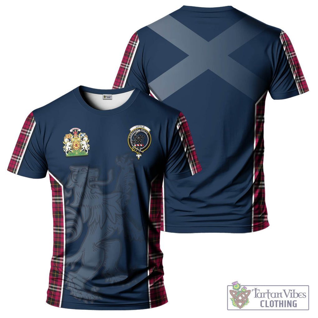 Tartan Vibes Clothing Little Tartan T-Shirt with Family Crest and Lion Rampant Vibes Sport Style