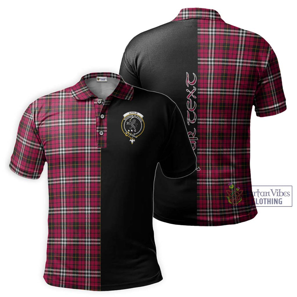 Little Tartan Polo Shirt with Family Crest and Half Of Me Style Kid - Tartanvibesclothing Shop