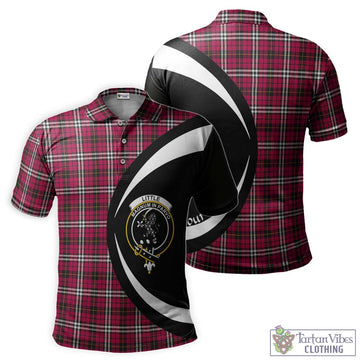 Little Tartan Men's Polo Shirt with Family Crest Circle Style Kid - Tartan Vibes Clothing