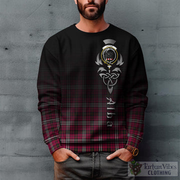 Tartan Vibes Clothing Little Tartan Sweatshirt Featuring Alba Gu Brath Family Crest Celtic Inspired