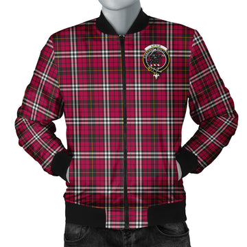 Little Tartan Bomber Jacket with Family Crest