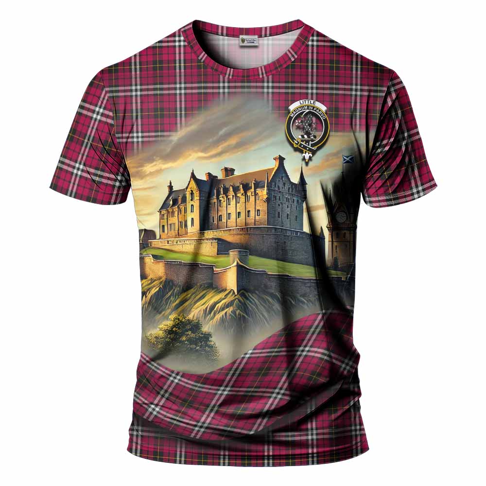 Tartan Vibes Clothing Little Tartan Family Crest T-Shirt with Scottish Ancient Castle Stype