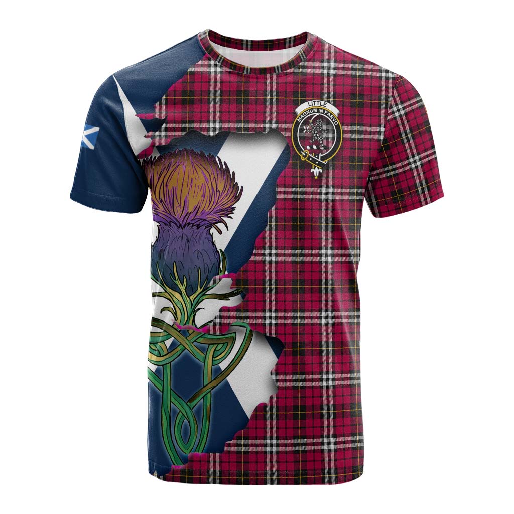 Tartan Vibes Clothing Little Tartan Family Crest Cotton T-shirt Scottish Thistle Celtic Inspired