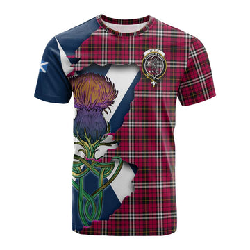 Tartan Vibes Clothing Little Tartan Family Crest Cotton T-shirt Scottish Thistle Celtic Inspired
