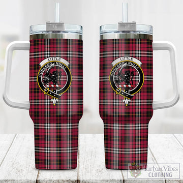 Little Tartan and Family Crest Tumbler with Handle