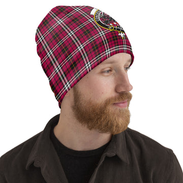 Little Tartan Beanies Hat with Family Crest