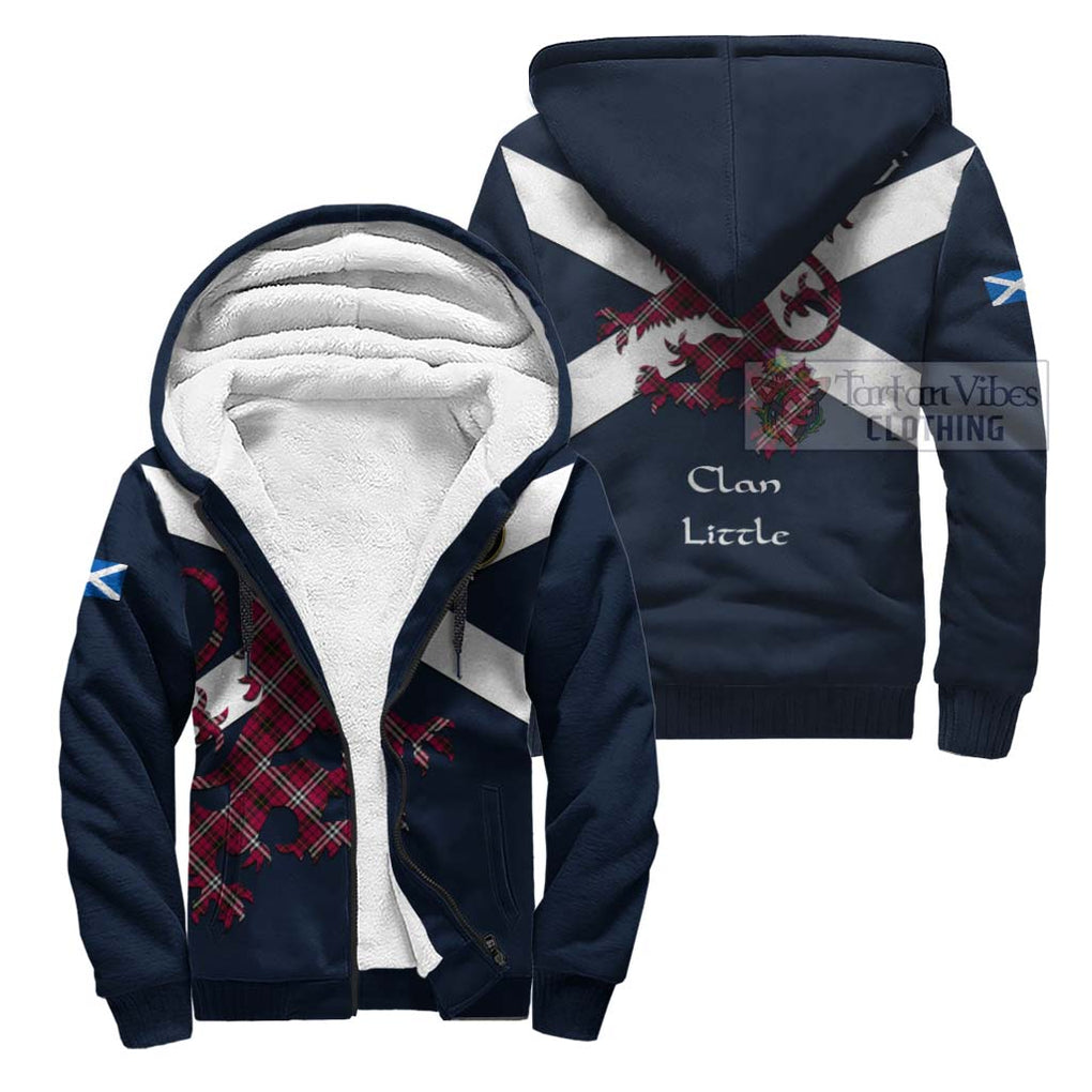 Tartan Vibes Clothing Little Tartan Lion Rampant Sherpa Hoodie – Proudly Display Your Heritage with Alba Gu Brath and Clan Name