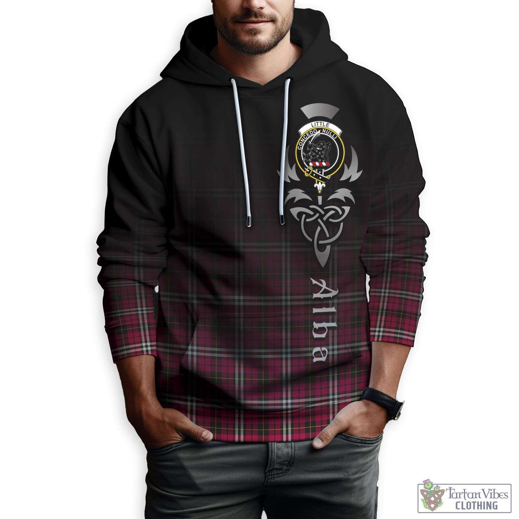 Tartan Vibes Clothing Little Tartan Hoodie Featuring Alba Gu Brath Family Crest Celtic Inspired