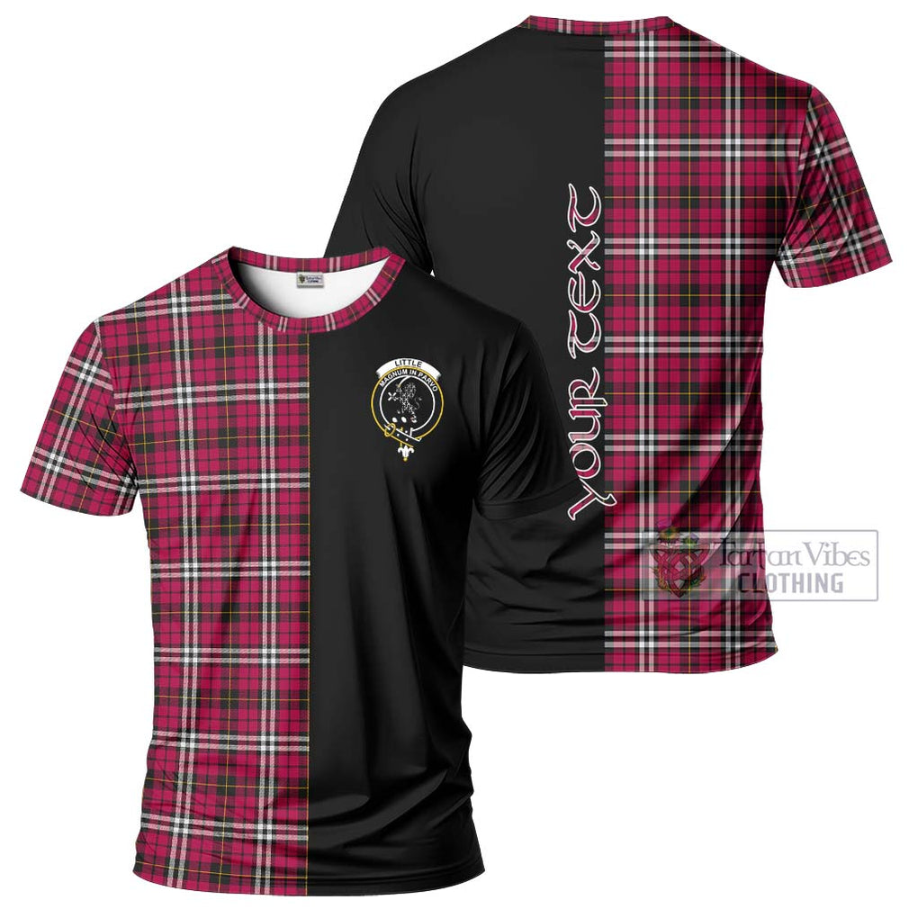 Little Tartan T-Shirt with Family Crest and Half Of Me Style Kid's Shirt - Tartanvibesclothing Shop