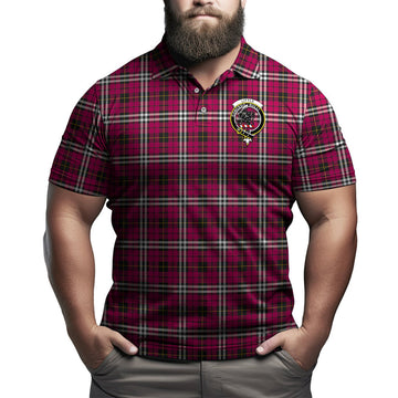Little Tartan Men's Polo Shirt with Family Crest